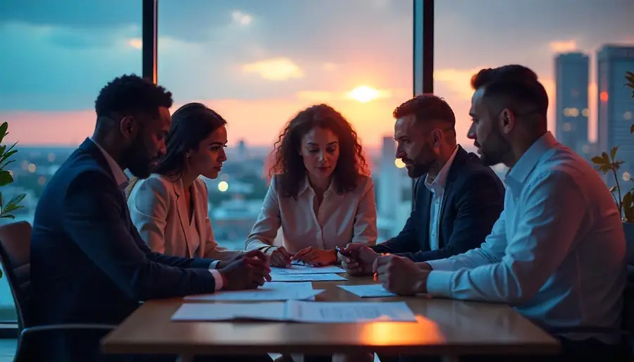 Corporate team